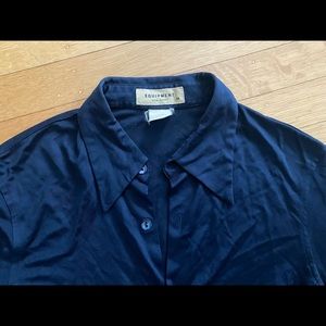 Vintage EQUIPMENT 100% silk button down blouse